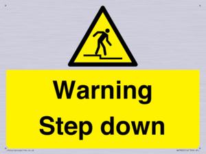 Warning Step down